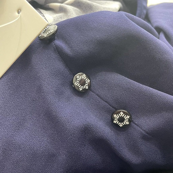 NWT Womens Plus Size 30/32 Evans 4X Blue Isabelle Layered Tunic‎ Top Blouse - Picture 4 of 16